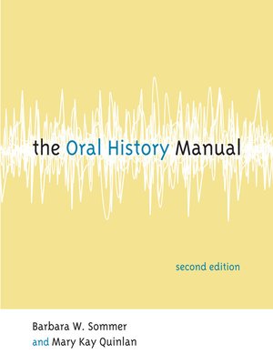 cover image of The Oral History Manual